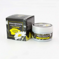 Чёрная зубная паста с Ромашкой и Тамбуканской грязью 70 мл.