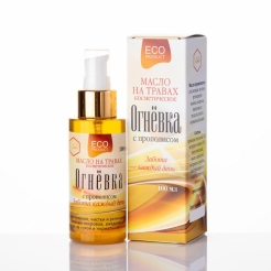 Масло прополисное «Огневка» с экстрактами трав «ЖИВА» 100мл.