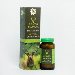 Алтайский целебный бальзам с пантами марала «Суставной» 30 мл.