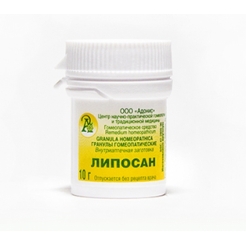 Гранулы гомеопатические «Липосан» 10гр.