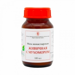 Мазь монастырская «Живичная с мухомором» 100 мл.