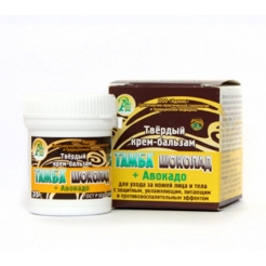 Твердый крем бальзам Тамба «Шоколад + Авокадо»